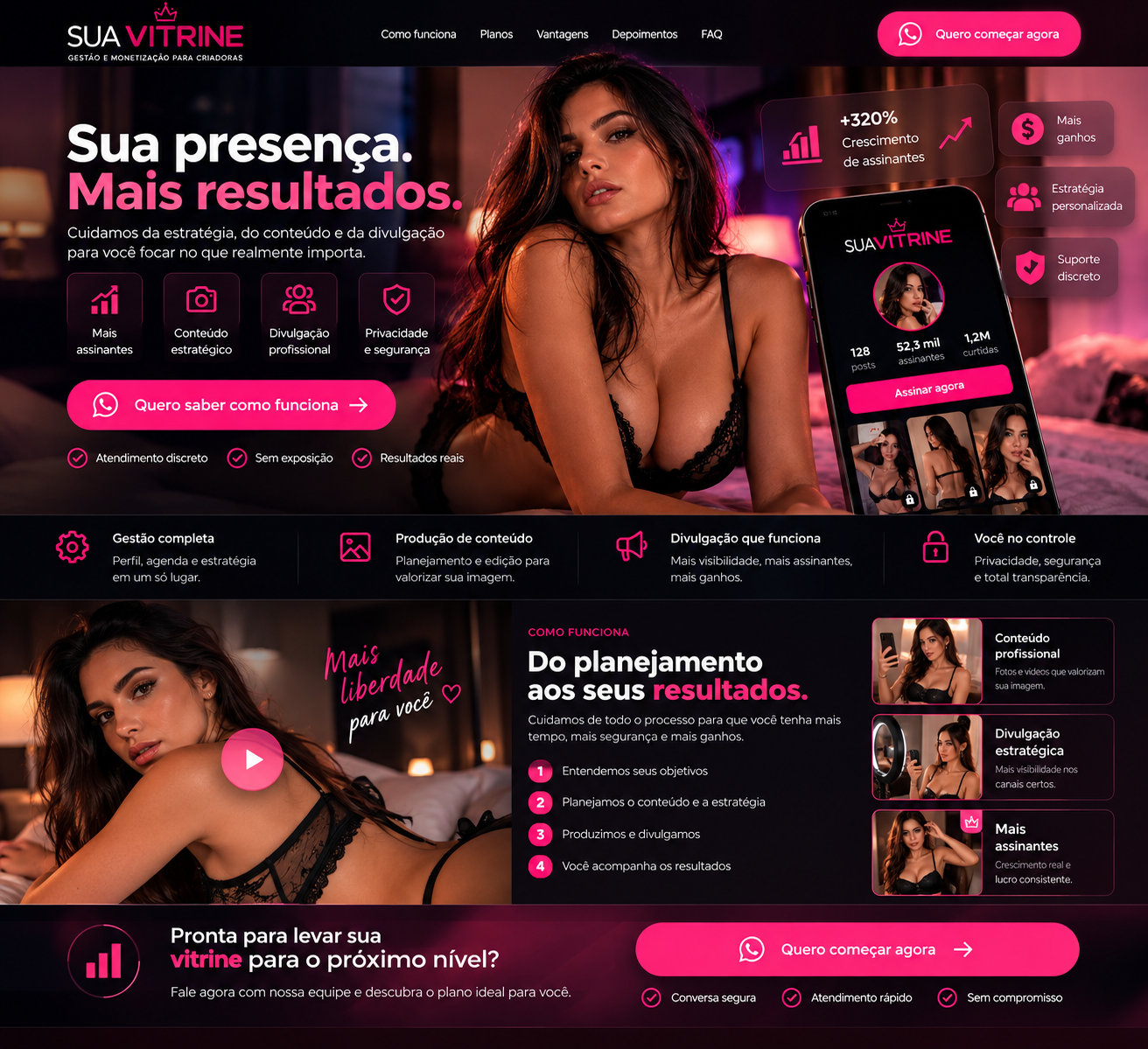 Conceito visual Agência Vitriny